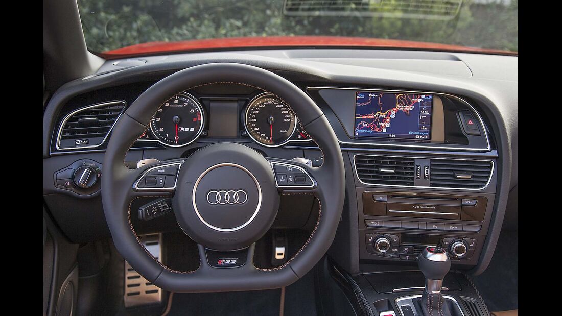 Audi RS5 Cabrio, Cockpit