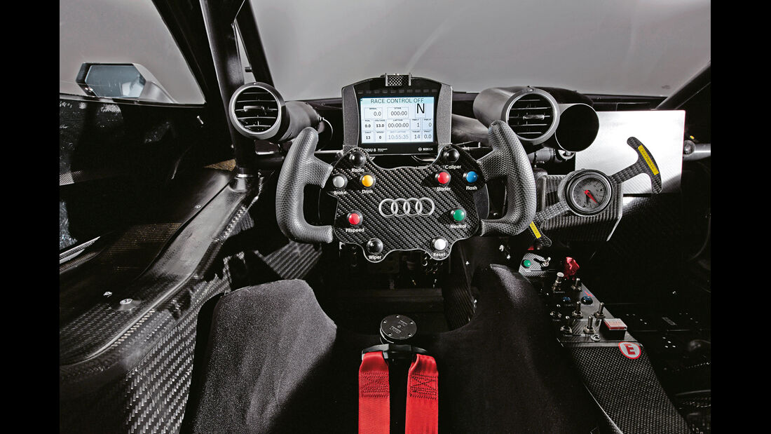 Audi RS5 DTM, Cockpit, Lenkrad