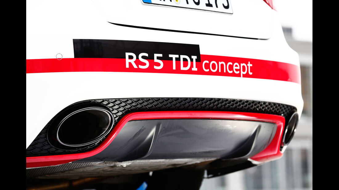 Audi RS5 TDI Concept, Auspuff, Endrohr