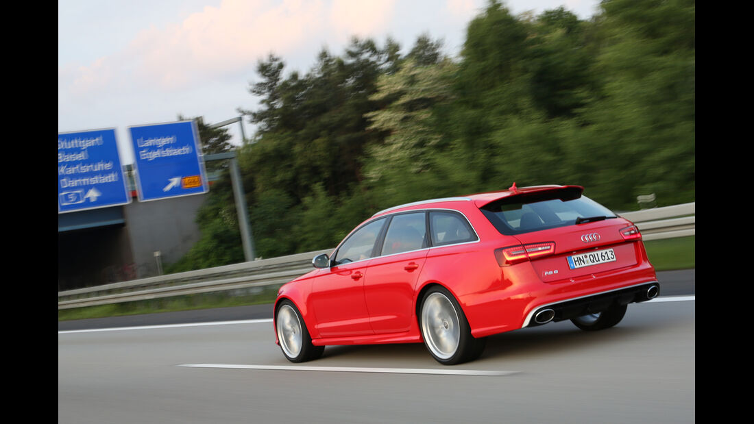 Audi RS6, Heckansicht