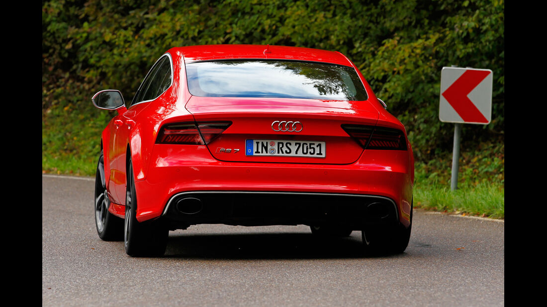Audi RS7 Sportback, Heckansicht