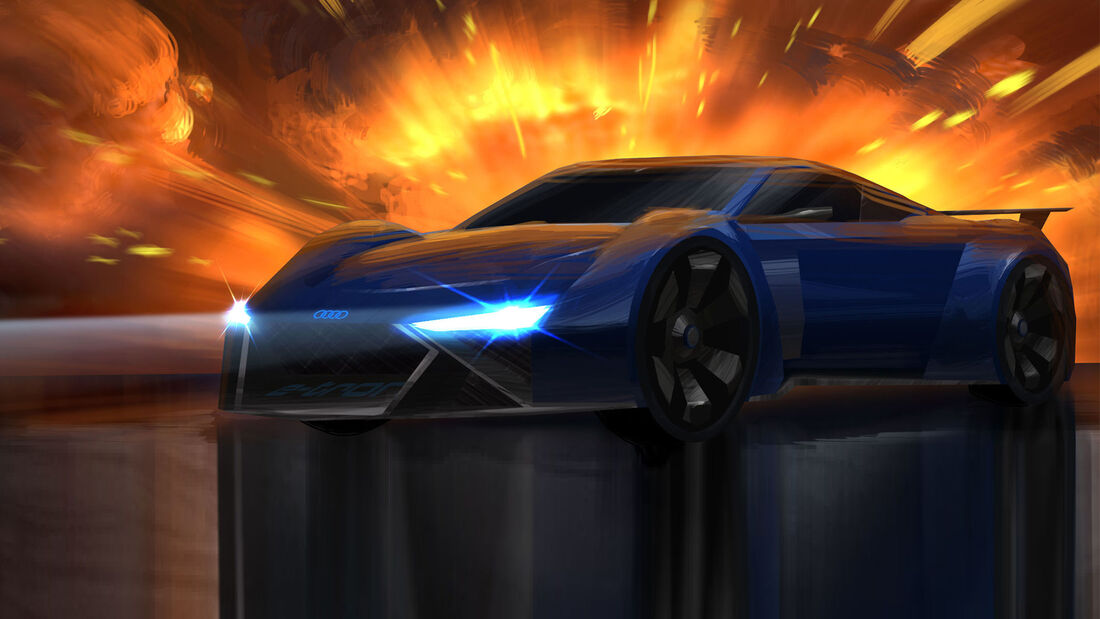 Audi RSQ E-Tron Concept Spies in Disguise