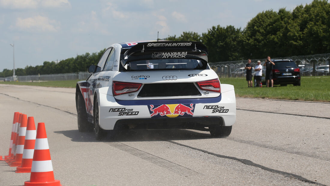 Audi S1 Rallycross, Heckansicht