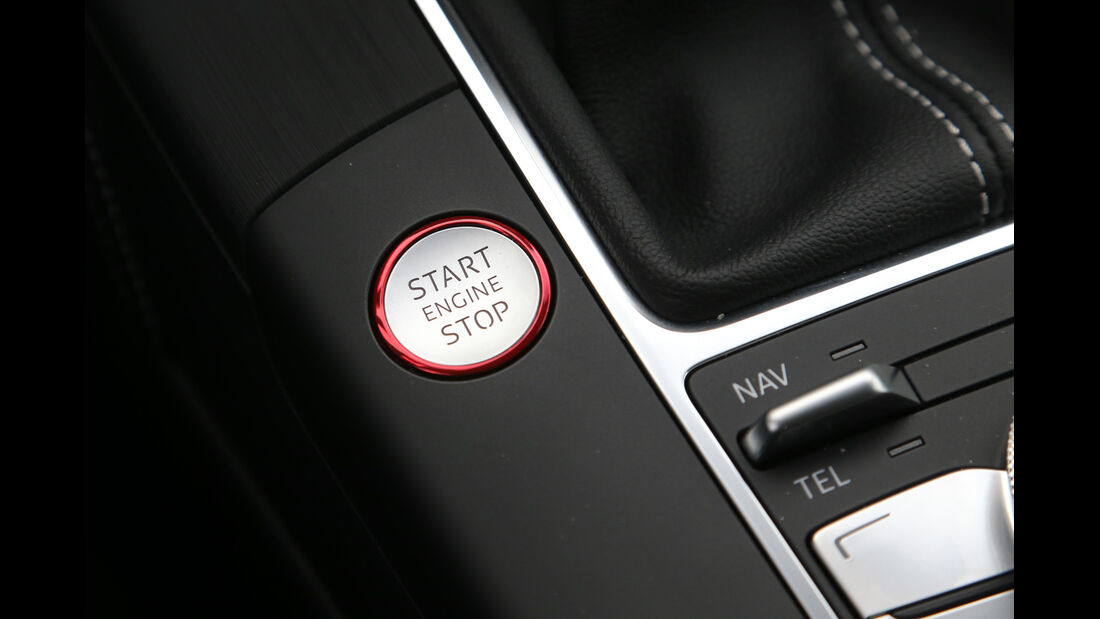 Audi S3 2.0 TFSI, Bedienelemente, Start-Stopp