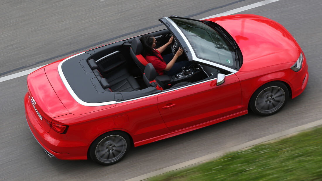 Audi S3 Cabrio, Draufsicht