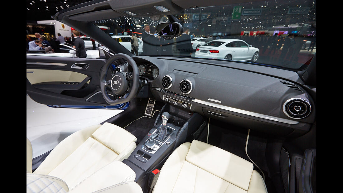 Audi S3 Cabrio, Genfer Autosalon, Messe, 2014, Genfer Autosalon, Messe, 2014