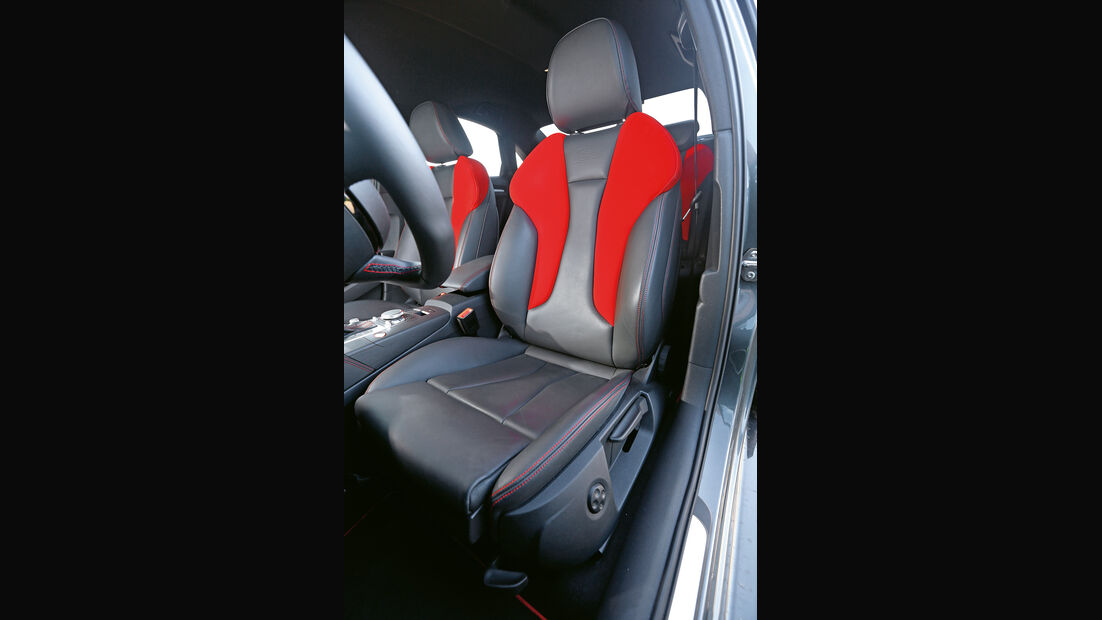Audi S3, Fahrersitz