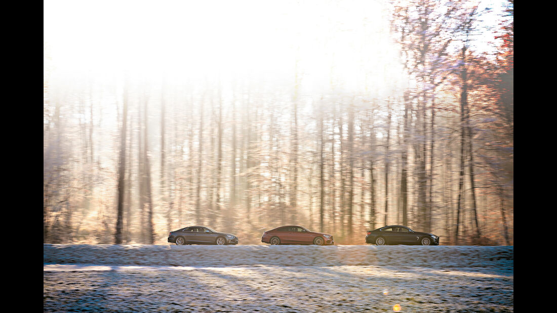 Audi S5, BMW 440i xDrive, Mercedes AMG C 43 Coupé