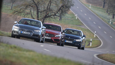 Audi S5, BMW 440i xDrive, Mercedes AMG C 43 Coupé