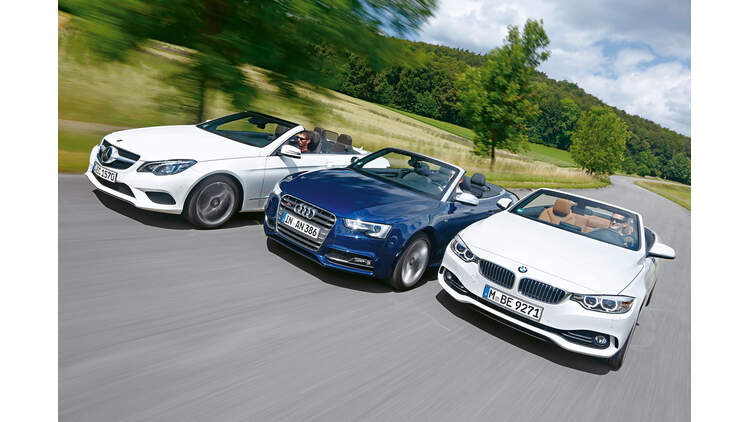 Audi S5 Cabrio Bmw 435i Cabrio Mercedes E 400 Cabrio Wer Ist Das Sportlichste Cabrio Auto Motor Und Sport