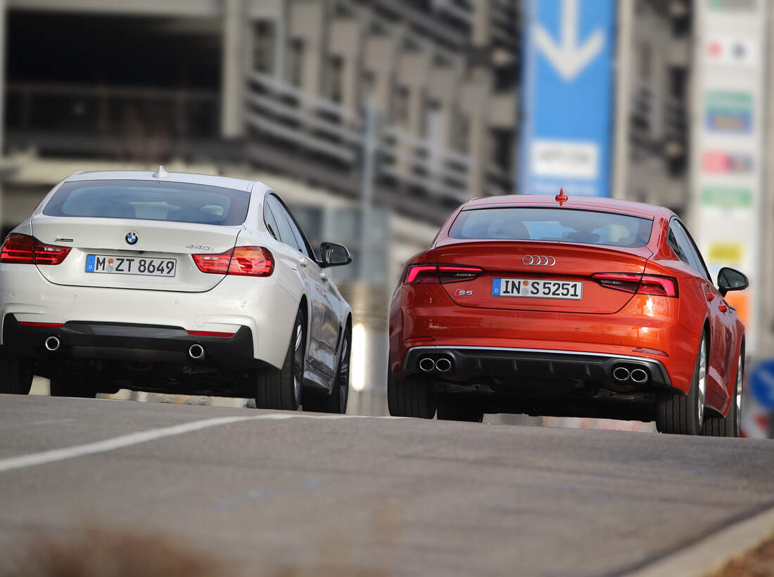 Audi S5 Sportback und BMW 440i Gran Coupé im Test auto motor und sport