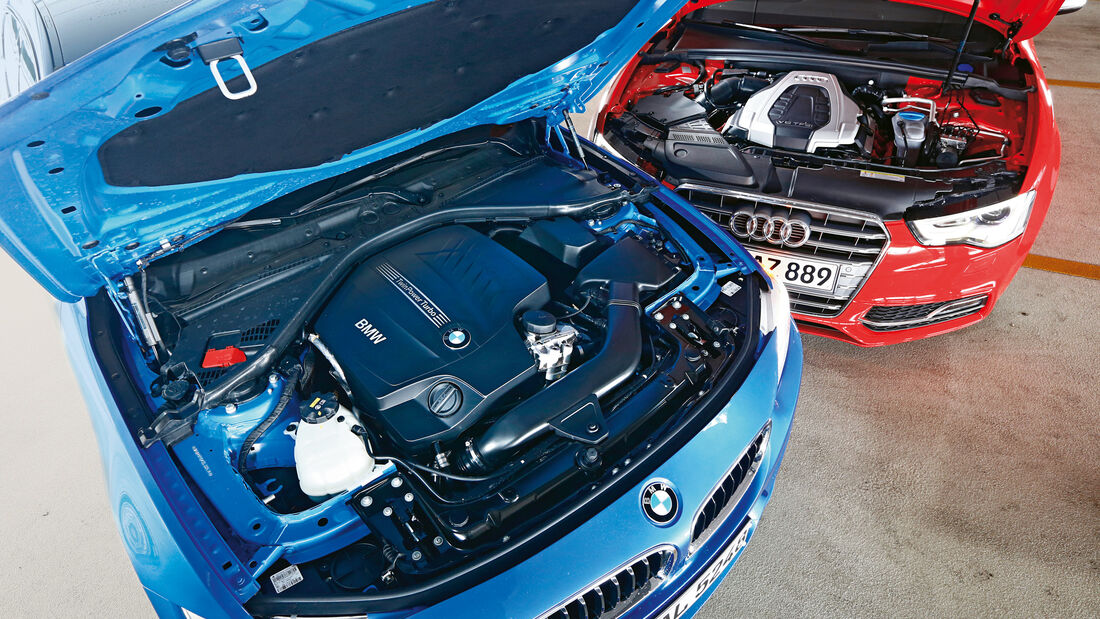 Audi S5 Sportback, BMW 435i Gran Coupé, Motoren