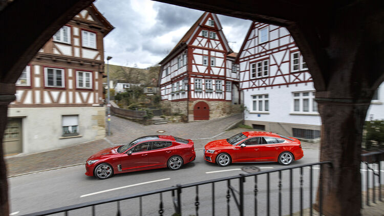 Kia Stinger Gt 3 3 T Gdi Und Audi S5 Sportback Im Test