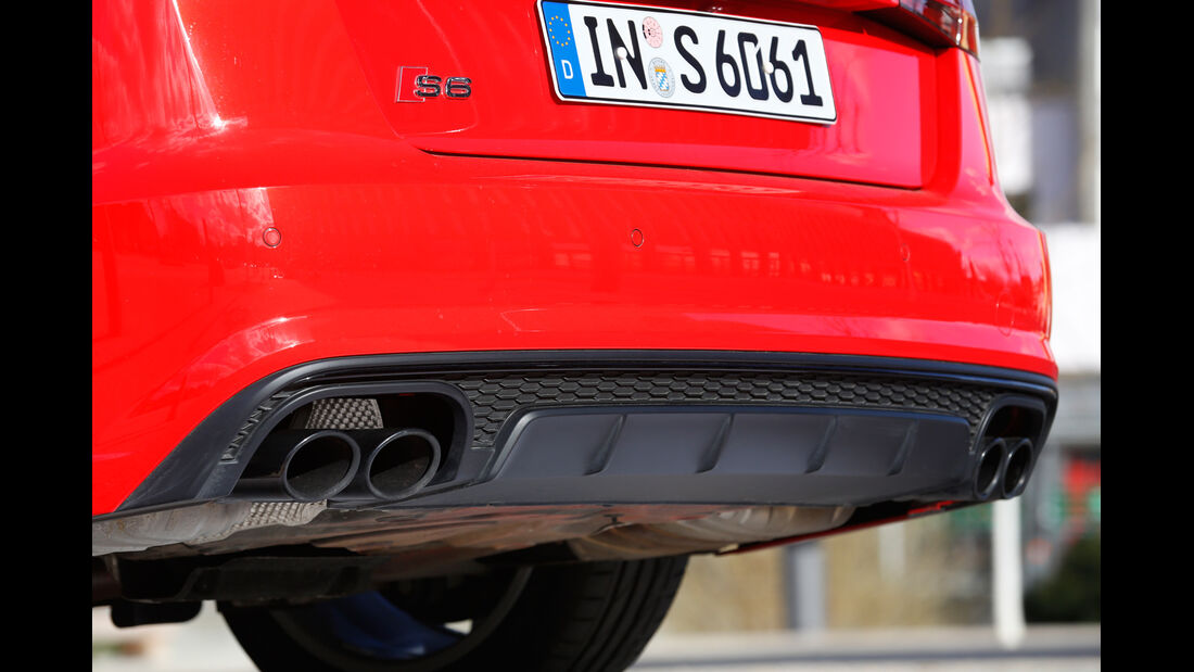 Audi S6, Auspuff, Endrohr