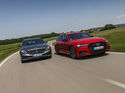 Audi S6 Avant TDI, Mercedes E 400 d T, Exterieur