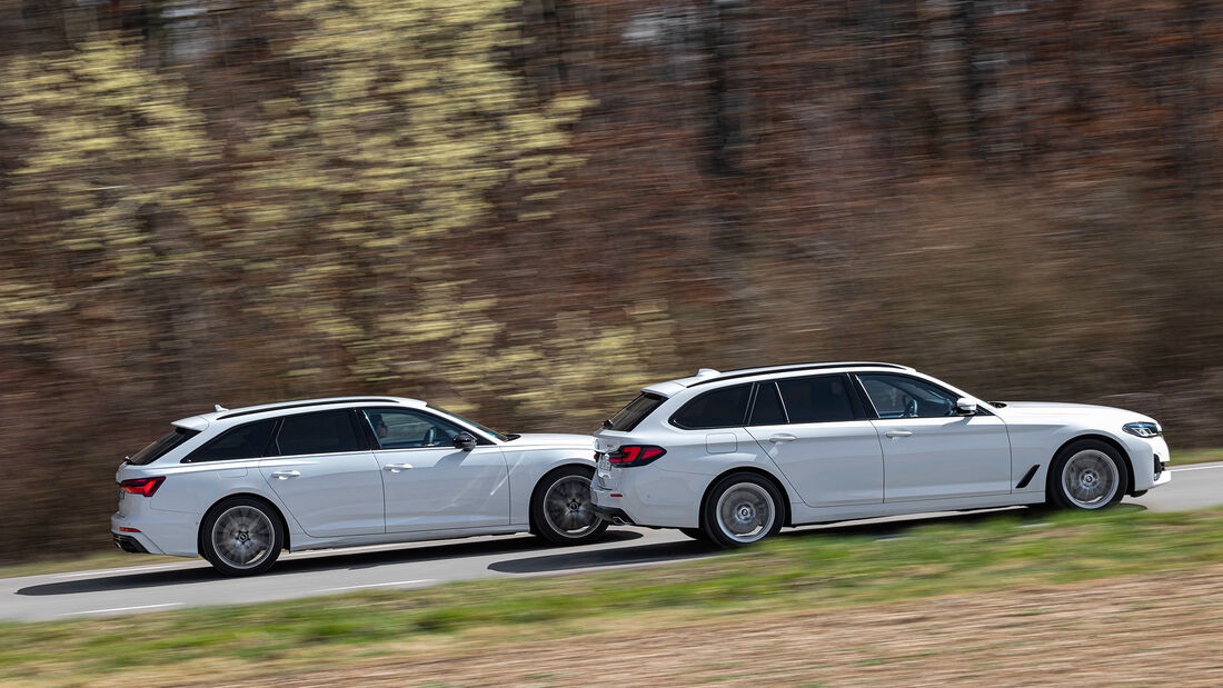 Audi S6 Avant TDI Quattro, BMW 540d Touring xDrive