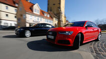 Audi S6, BMW 550i xDrive, Seitenansicht