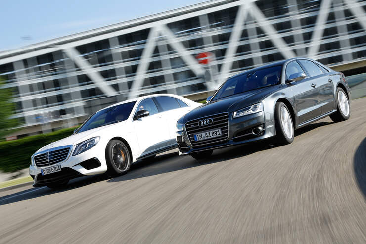 Audi S8 Gegen Mercedes Amg S 63 4matic Karriere Fighter Technische Daten Auto Motor Und Sport