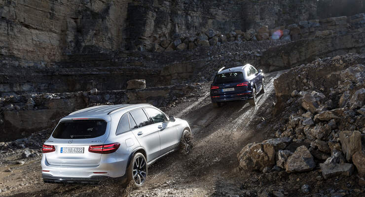 Audi Sq5 Und Mercedes Amg Glc 43 Im Test Auto Motor Und Sport