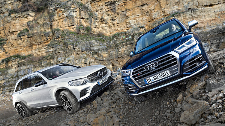 Audi Sq5 Und Mercedes Amg Glc 43 Im Test Auto Motor Und Sport