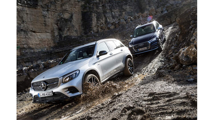Audi Sq5 Und Mercedes Amg Glc 43 Im Test Auto Motor Und Sport