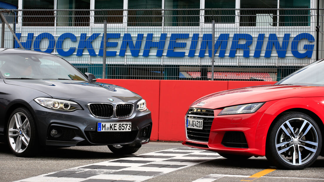 Audi TT 2.0 TFSI Quattro, BMW 228i Coupé, Hockenheim