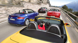 Audi TT, BMW Z4, Porsche Boxster, Nissan 370Z
