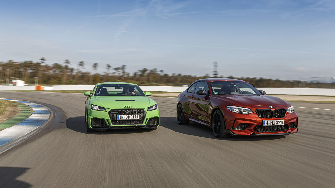 Audi TT RS, BMW M2 Competition, Exterieur