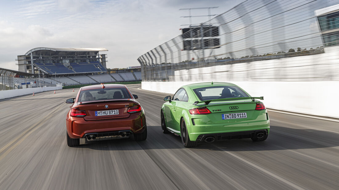 Audi TT RS, BMW M2 Competition, Exterieur