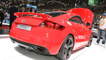 Audi TT RS Plus Auto-Salon Genf 2012 Schriftzug