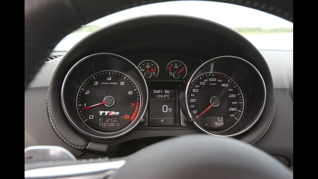 Audi TT RS, Rundinstrumente