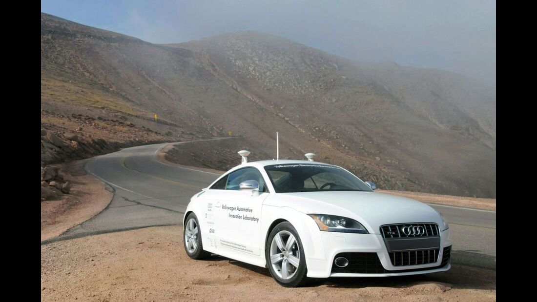 Audi TT-S Pikes Peak Autonomes Fahren