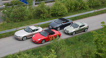 Audi TTS, BMW Z4, Mercedes SLK, Porsche Boxster