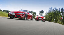 Audi TTS Competition, Toyota GR Supra, Exterieur