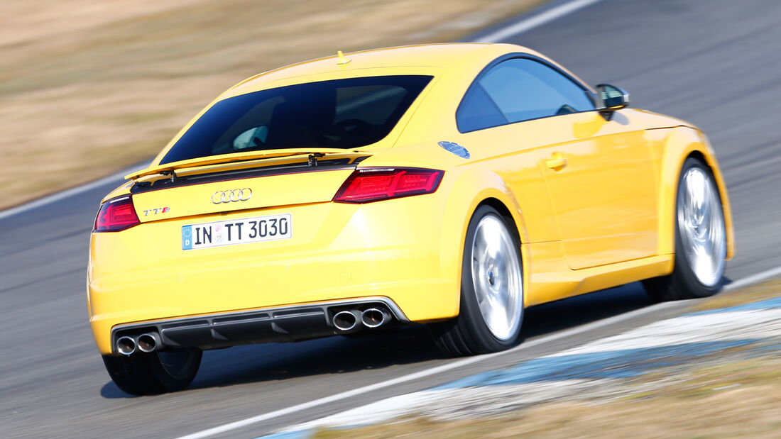 Audi TTS, Heckansicht