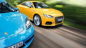 Audi TTS, Porsche Cayman