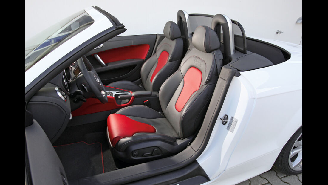 Audi TTS Roadster, Innenraum, Vordersitze