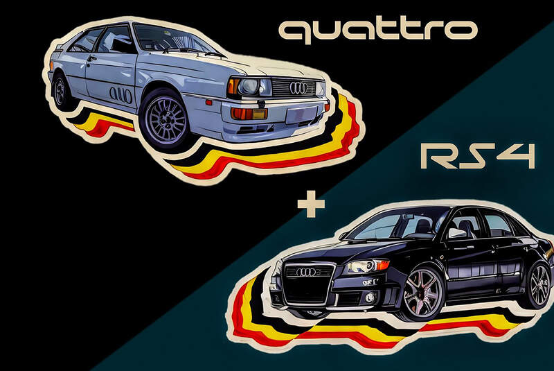 Audi Urquattro mit RS4 B7 Technik Restomod Umbau Tuning