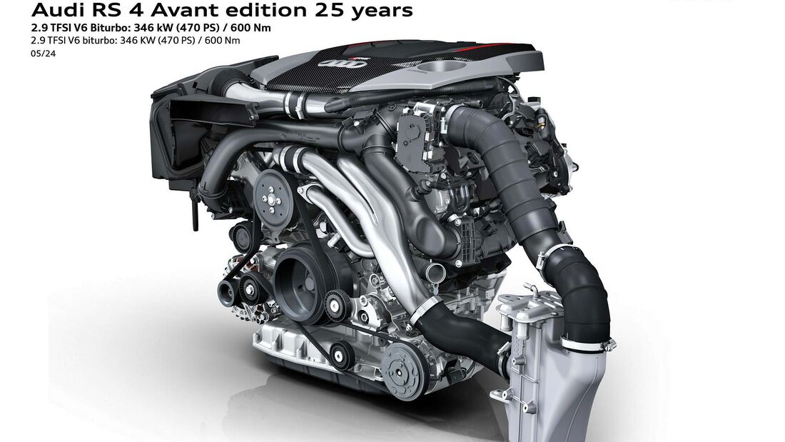 Audi V6 Motor im S5