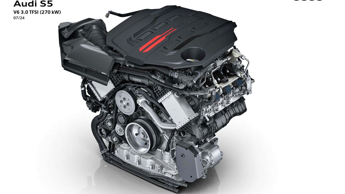 Audi V6 Motor im S7