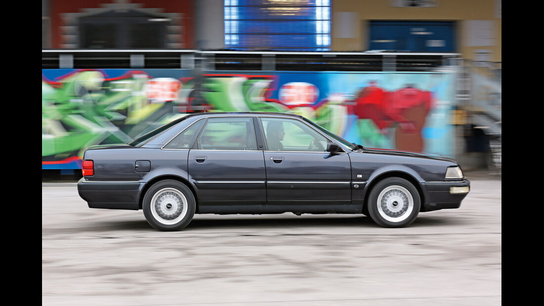 Audi V8, Typ 4C, 1988–1994, Seitenansicht