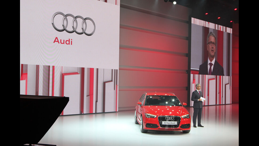 Audi, VW Konzernabend, Autosalon Paris 2012