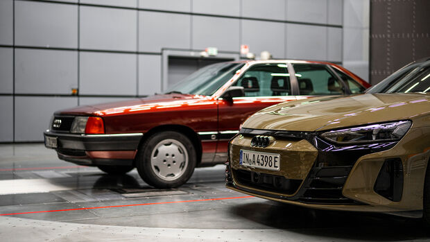Audi Windkanal Entwicklung von 1982 bis heute