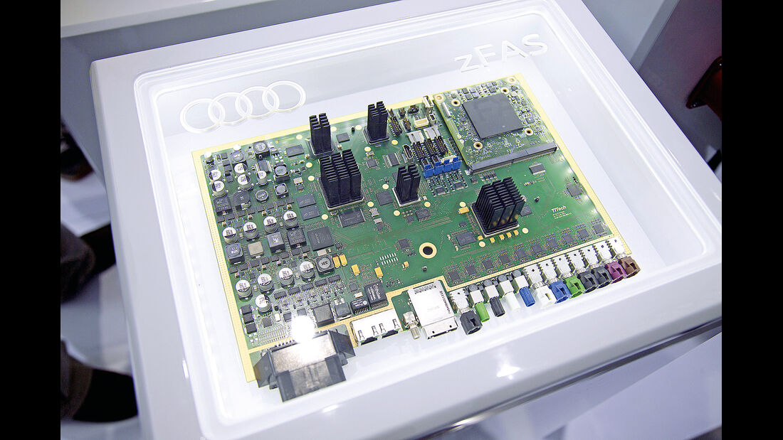 Audi auf der CES 2015, Sensoren, Assistenzsysteme