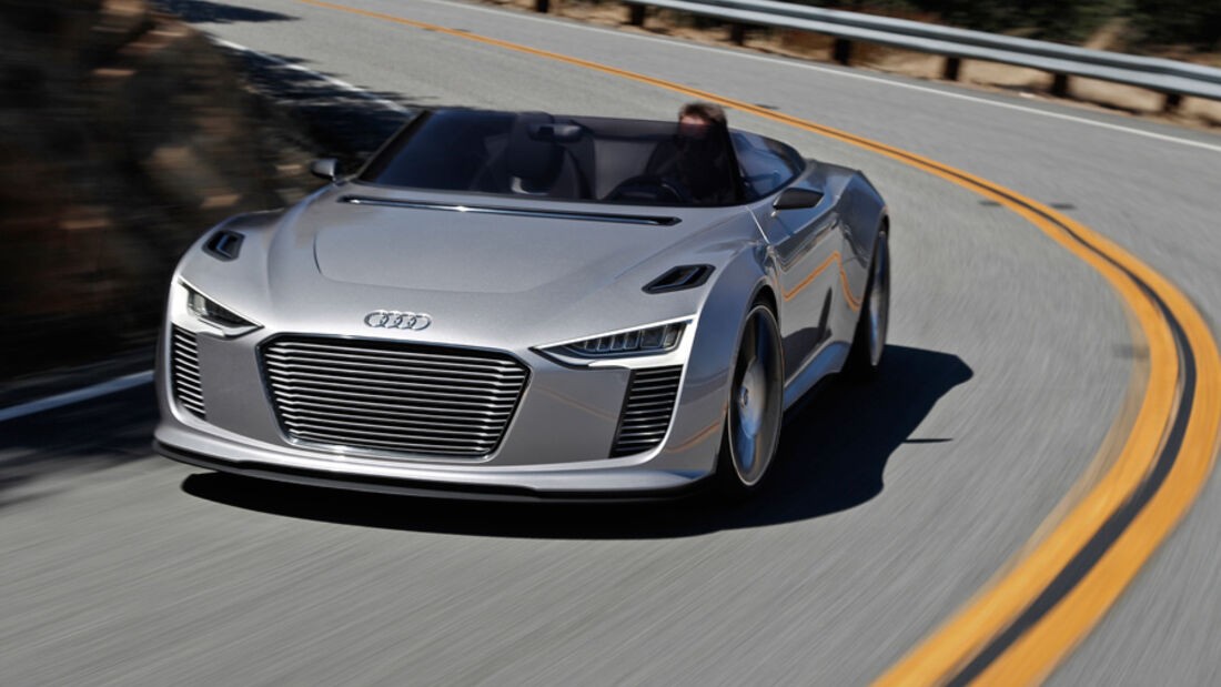 Audi e-tron Spyder, Front