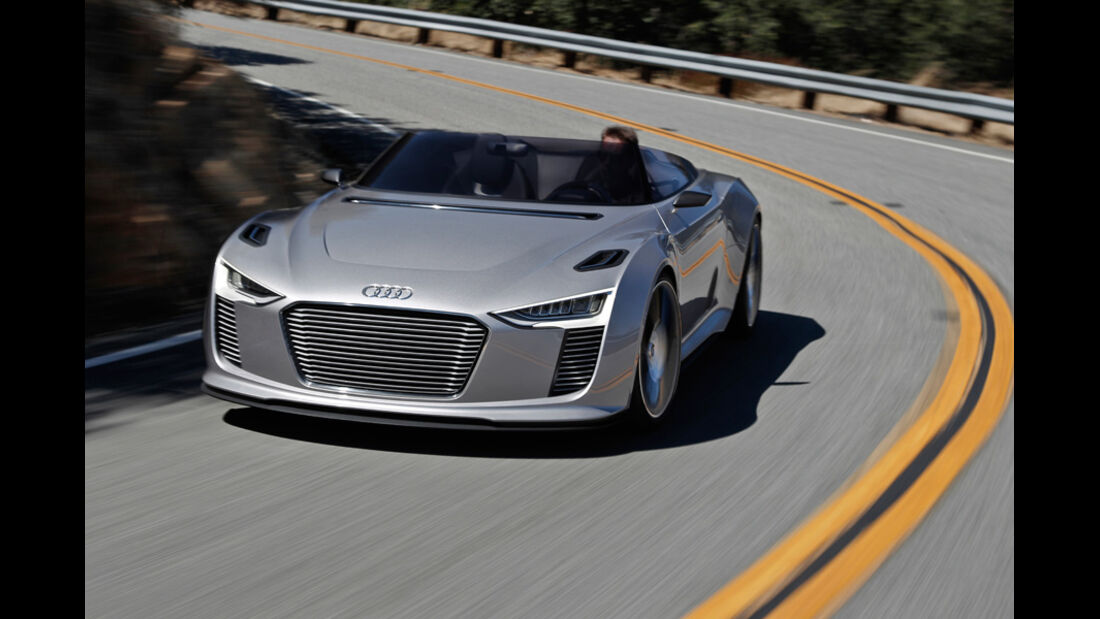 Audi e-tron Spyder, Front