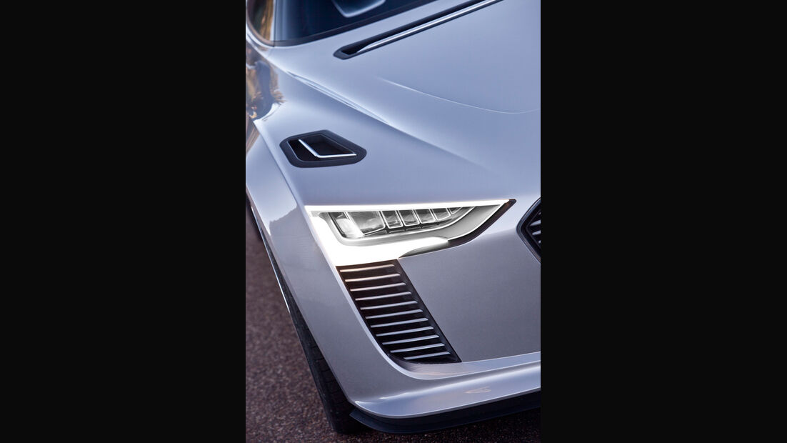 Audi e-tron Spyder, Frontscheinwerfer, Seitenlinie