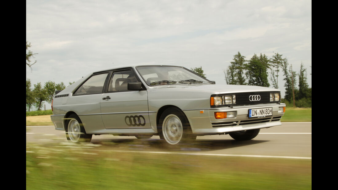 Audi quattro, Seitenansicht