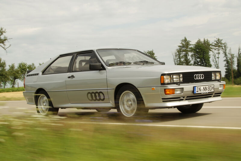 Audi quattro, Seitenansicht