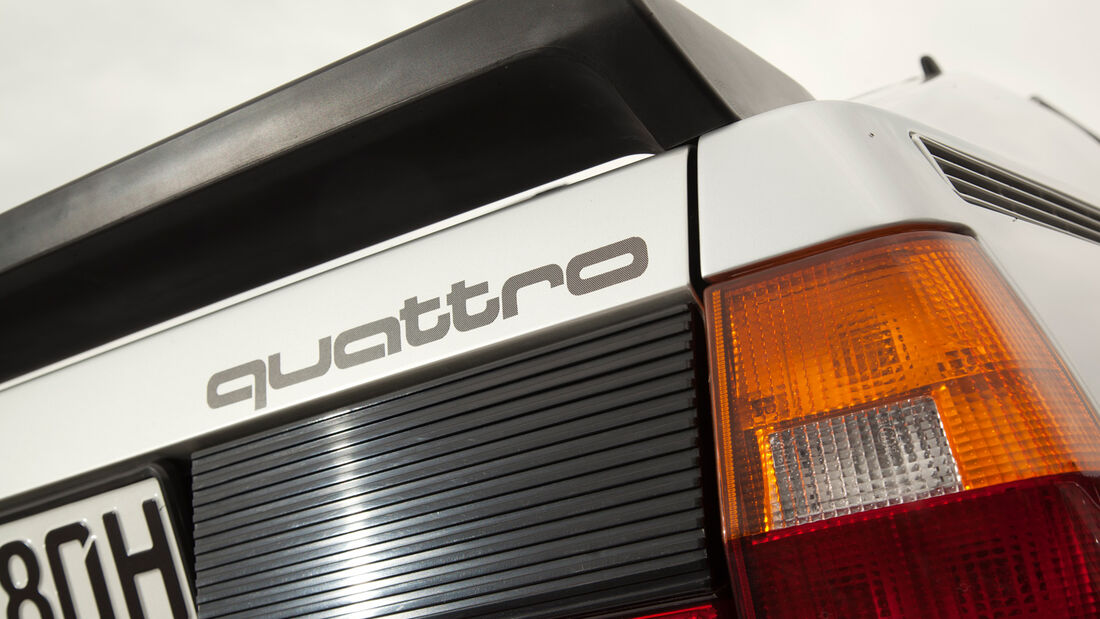 Audi quattro, Typenbezeichnung, Spoiuler